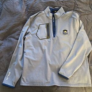 NWT Men’s Polo RLX PGA 2023 at Oak Hill golf quarter zip in houndstooth size L